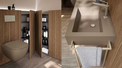 Mobili da Bagno con Maniglia a Gola